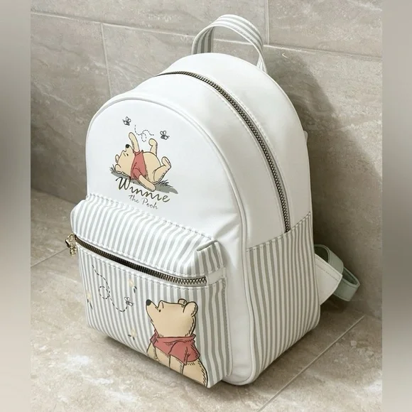 Disney Winnie The Pooh (Buttery Soft) Faux Leather Backpack NEW - Picture 2 of 6